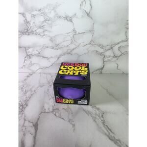New Schylling NeeDoh Cool Cats Kitten Purple Stress Sensory Toy